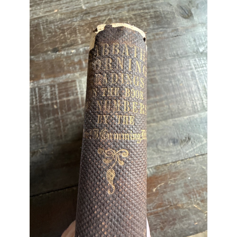 Sabbath Morning Readings Old Testament Book of Numbers John Cumming 1855 Antique - Picture 4 of 13